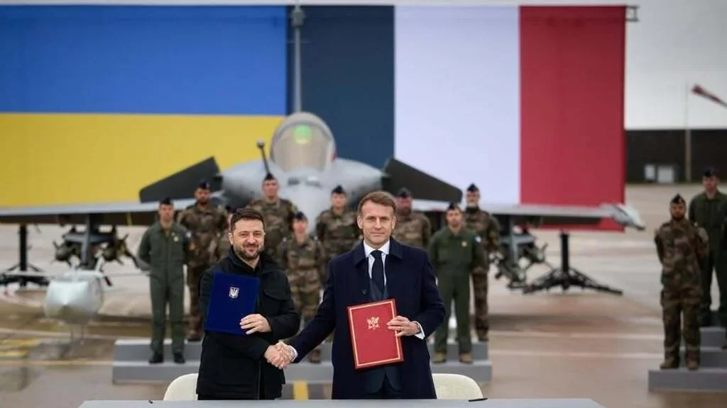 Зеленський і Макрон на зустрічі щодо антибалістичної оборони у Франції