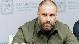 Олег Синєгубов на брифінгу Харківської обласної військової адміністрації